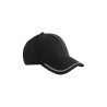 MOD. B166R:Black, 100% polyester, White, One Size